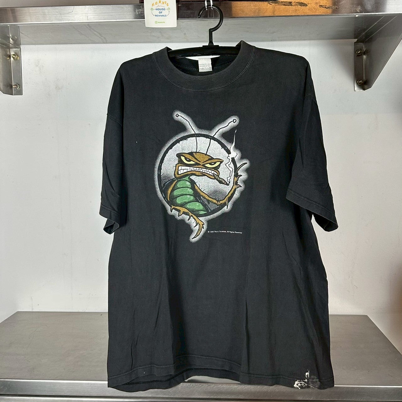 Vintage 1999 Tito & Tarantula Angry Cockroaches Rock Band XL T-shirt