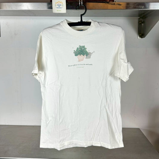 Vintage 90s The Nature Company To See The Earth Smile Art Promo Single Stitch M T-shirt