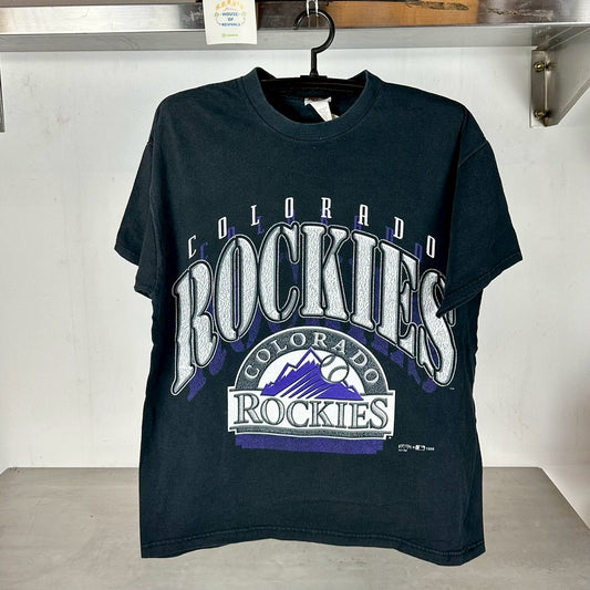 Vintage 1998 Colorado Rockies Baseball MLB Medium T-shirt