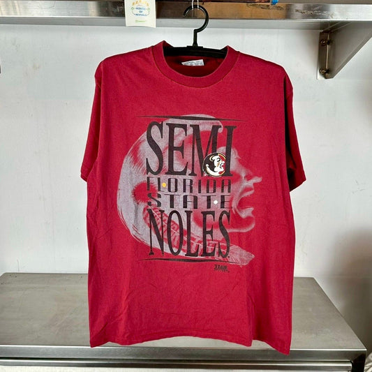 Vintage 90s FSU Seminoles Graphic NCAA Large T-shirt