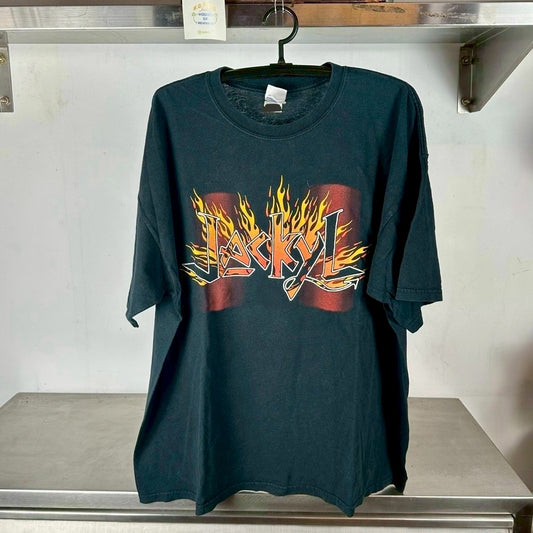 Vintage 90s Jackyl Me Off Rock Me Roll Me Rock Band T-Shirt