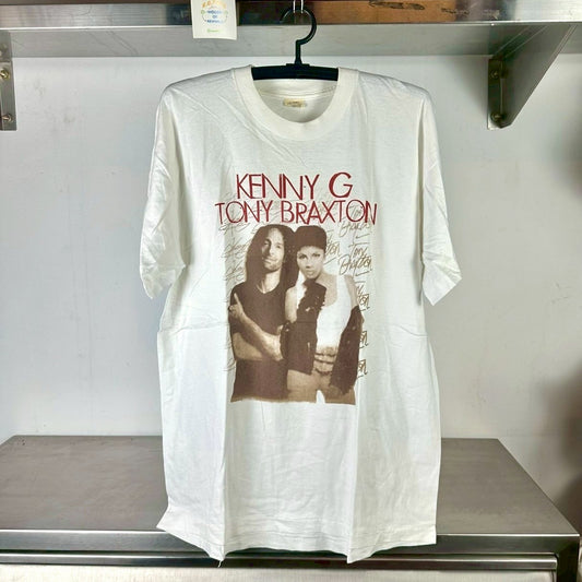 Vintage 90s Kenny G & Toni Braxton Jazz Music Tour single stitch T-shirt
