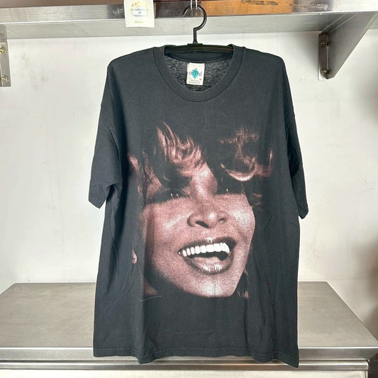 Vintage 90s Tina Turner Twenty Four Seven Tour Big Face XL T-Shirt