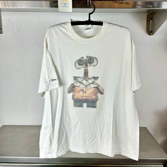 Vintage 2000s Wall E Disney Pixar Animated Movie Promo T-shirt