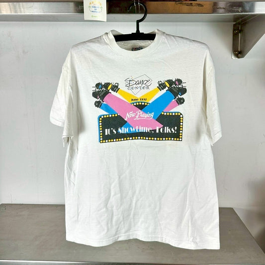 Vintage 1992 Dance Center It's Showtime Folks! Promo Large Single Stitch T-shirt