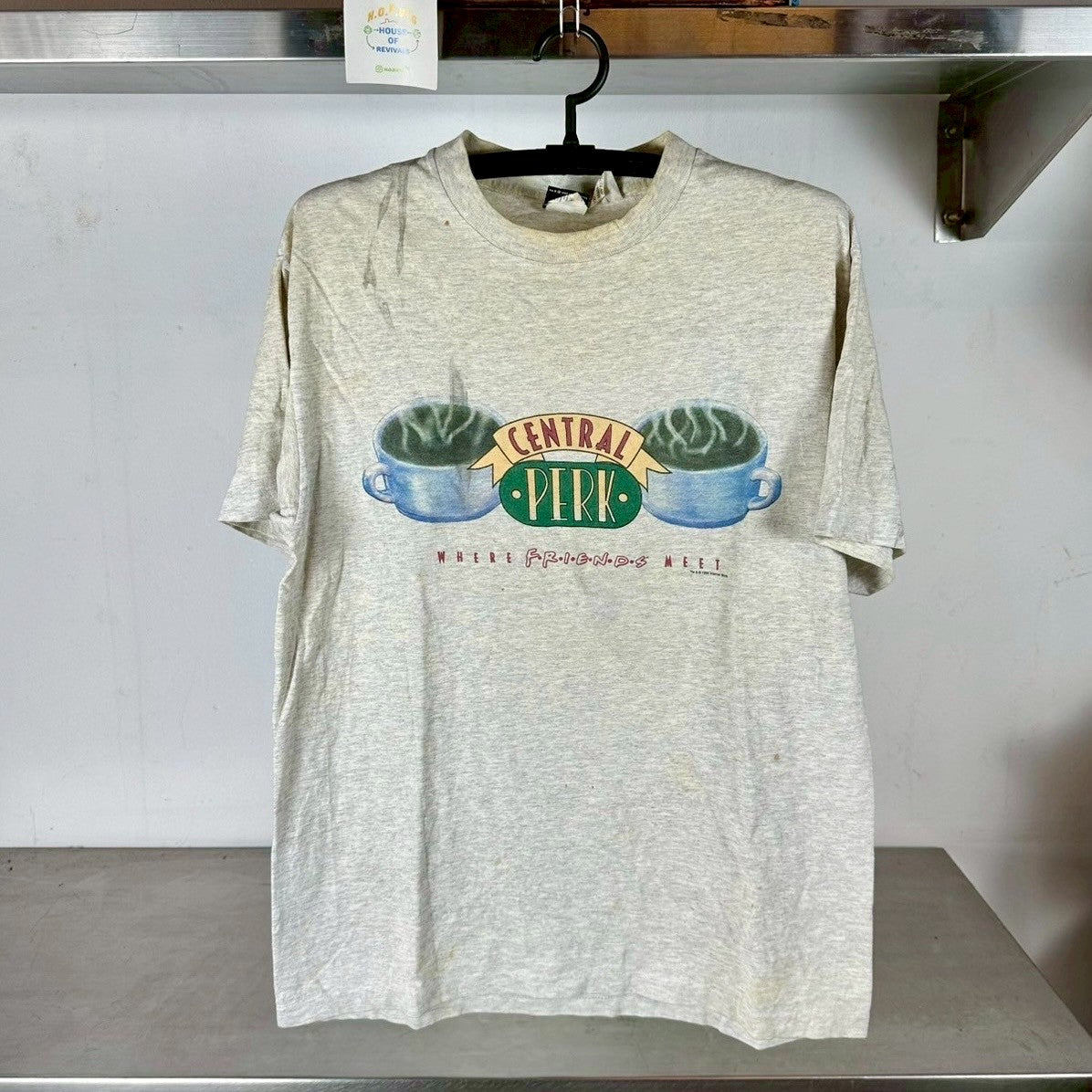 Vintage 1995 Friends TV Show Central Park Promo Large single stitch T-shirt