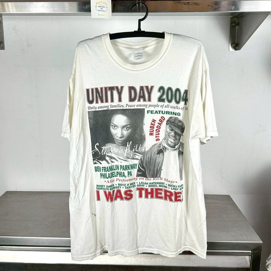 Vintage 2004 Boyz II Men Stephanie Mills Unity Day R&B Hip Hop Rap XL T-shirt