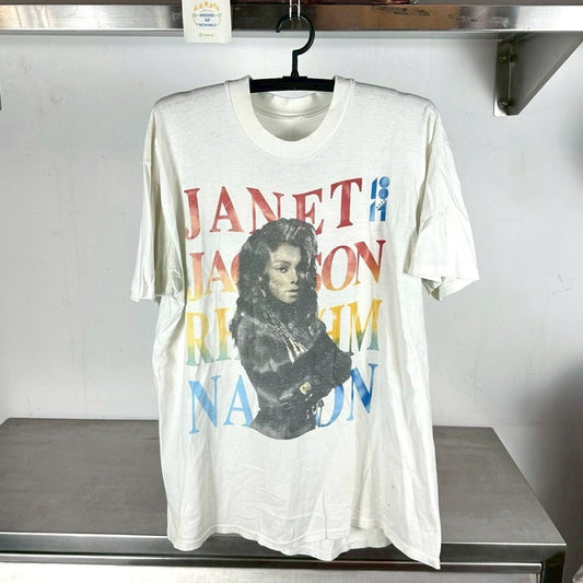 Vintage 1990 Janet Jackson Rhythm Nation Tour XL T-shirt