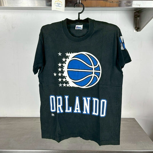 Vintage 90s Orlando Magic Basketball NBA Double Sided Medium single stitch T-shirt