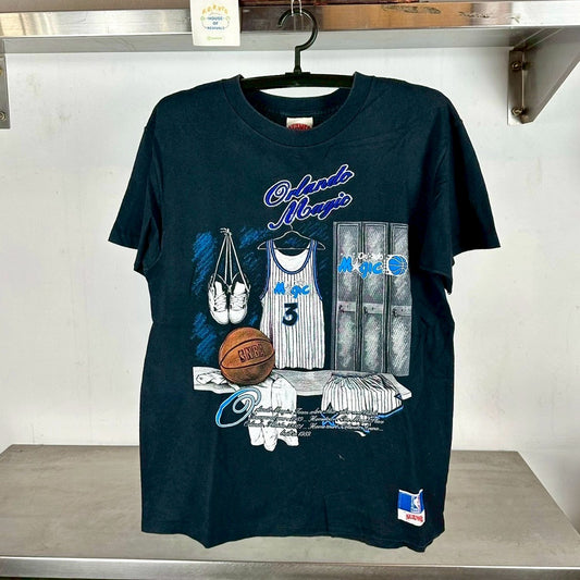 Vintage 90s Orlando Magic #3 Locker NBA Large T-shirt
