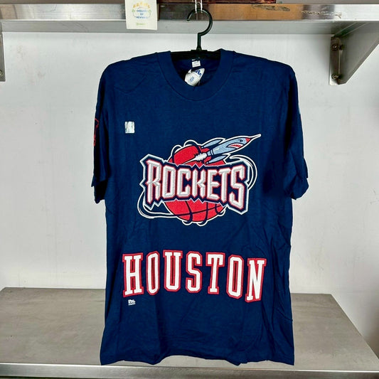 Vintage 90s Houston Rockets Double Sided NBA Deadstock single stitch T-shirt