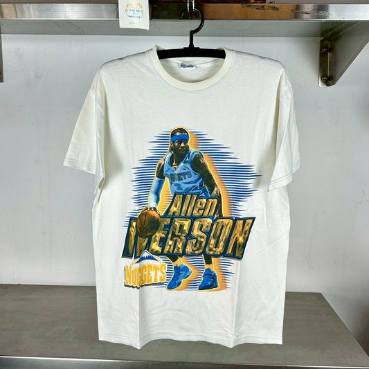 Vintage 2000s Allen Iverson Denver Nuggets NBA XL T-shirt