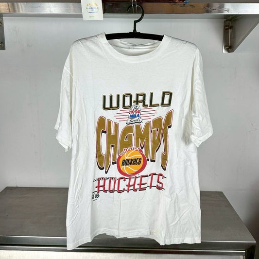 Vintage 1994 Houston Rockets World Champs NBA XL single stitch T-shirt