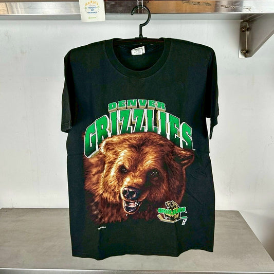 Vintage 90s Denver Grizzlies Big Face IHL Large T-shirt