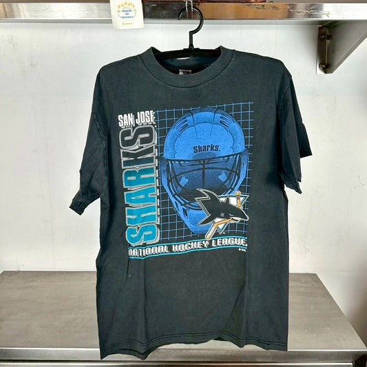 Vintage 90s San Jose Sharks Hockey NHL Large T-shirt