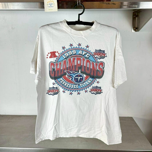 Vintage 1999 Tennessee Titans AFC Champions NFL T-shirt