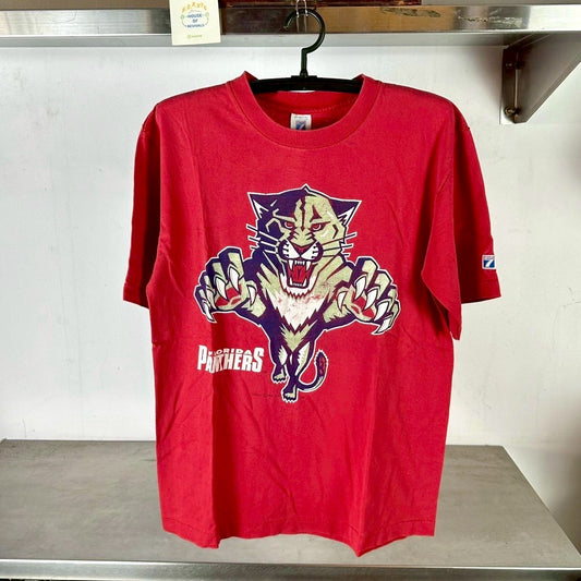 Vintage 1993 Florida Panthers Logo NHL Large single stitch T-shirt