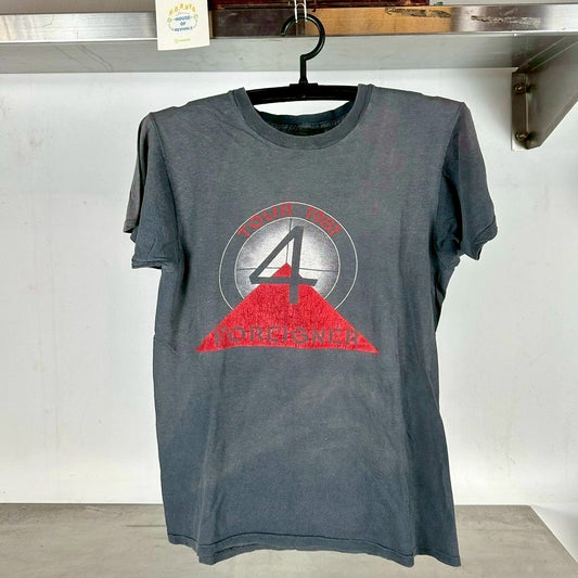 Vintage 1981 Foreigner Tour American Rock Band Promo Faded Small Single Stitch T-shirt