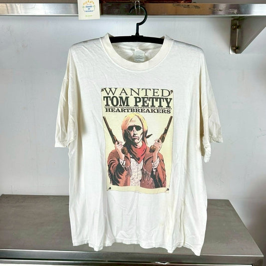 Vintage 2001 Tom Petty and The Heartbreakers Wanted Rock Band T-shirt