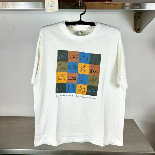 Vintage 1996 Butterfield & Robinson Celebrating 30 Years Artwork L T-shirt