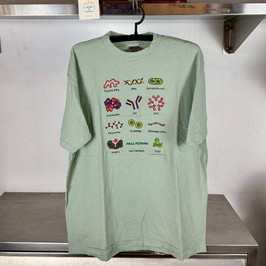 Vintage 1995 Pall Filtron DNA Artwork XL Single Stitch T-shirt
