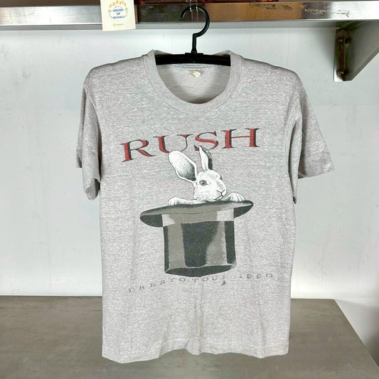Vintage 1990 Rush Presto Tour Rock Band Concert Single Stitch T-shirt