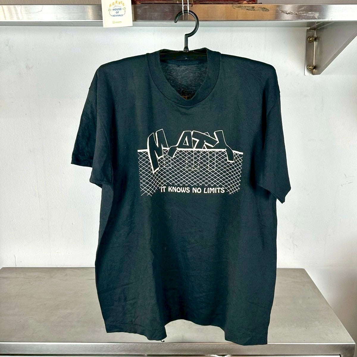 Vintage 90s Math It Knows No Limit Typography XL T-shirt
