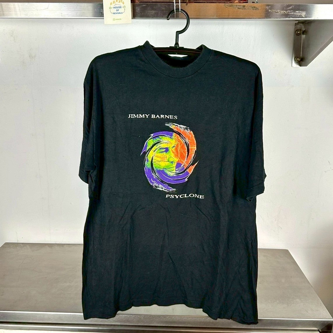 Vintage 1995 Jimmy Barnes Psyclone Summer Singer Promo T-shirt