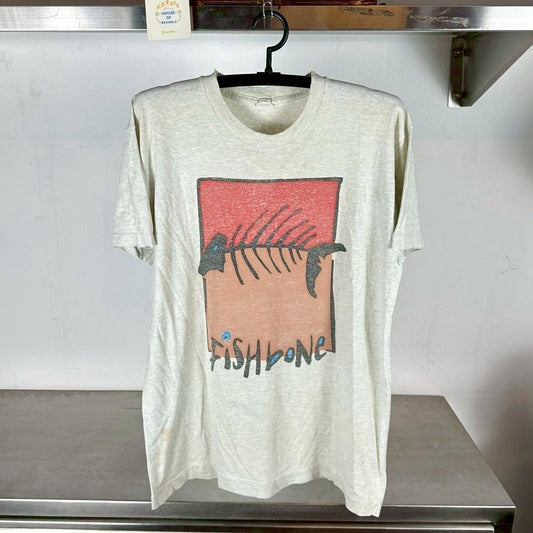 Vintage 90s Fishbone Rock Band Artwork Large Single Stitch T-Shirt