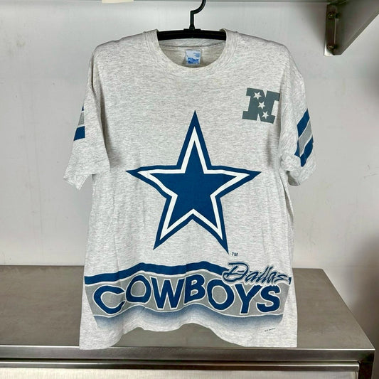 Vintage 1994 Dallas Cowboys All Over Print NFL AOP Large T-Shirt