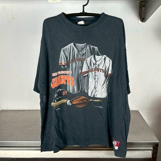 Vintage 90s San Francisco Giants Baseball MLB Nutmeg T-Shirt
