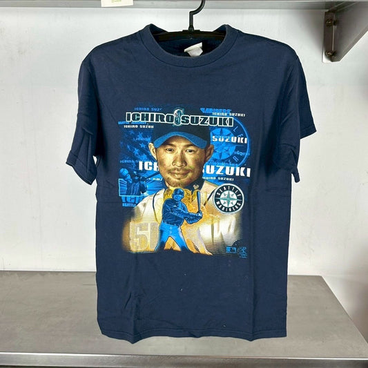 Vintage 2000s Ichiro Suzuki Seattle Mariners MLB Medium T-Shirt