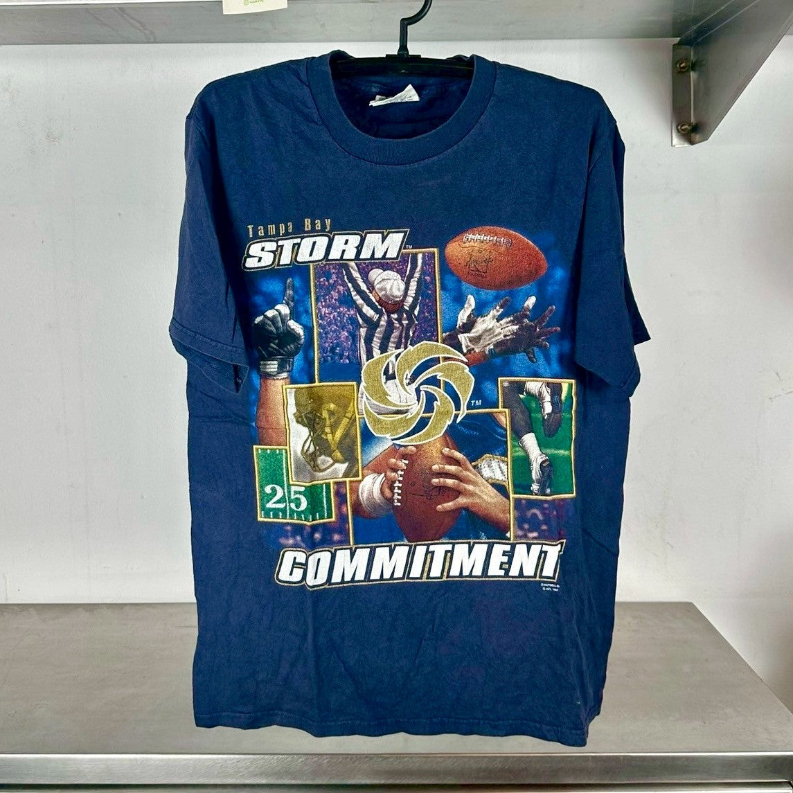 Vintage 1997 Tampa Bay Storm Football AFL T-Shirt