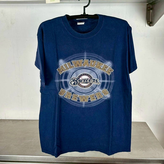 Vintage 2001 Milwaukee Brewers Baseball MLB Large T-Shirt