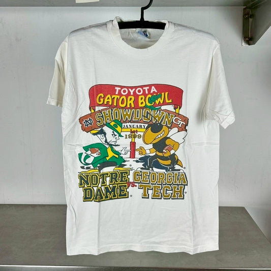 Vintage 1999 Toyota Gator Bowl Notre Dame VS Georgia Tech NCAA T-Shirt
