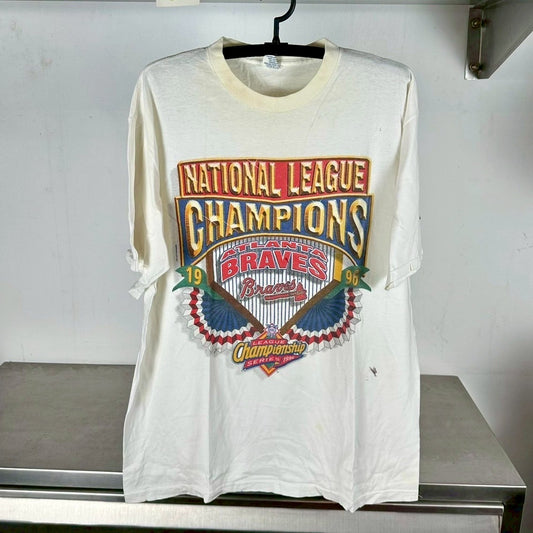Vintage 1996 Atlanta Braves League Champions MLB Starter T-Shirt