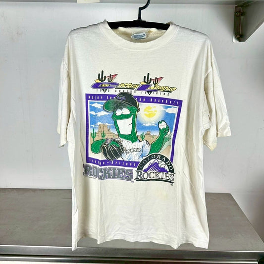 Vintage 1995 Colorado Rockies Cactus League Spring Trainning MLB T-shirt