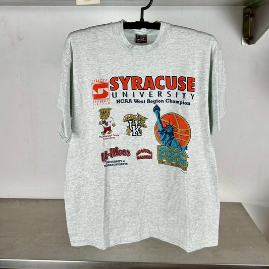 Vintage 1996 Syracuse Orange Men Basketball Final Four NCAA T-shirt