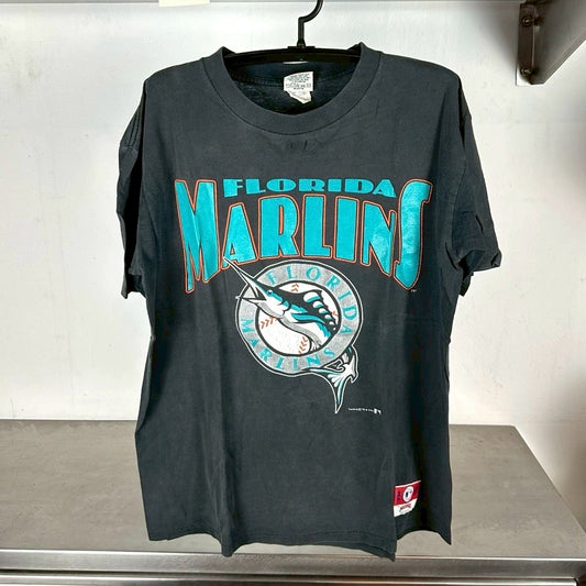 Vintage 1991 Florida Marlins Baseball MLB Nutmeg T-shirt