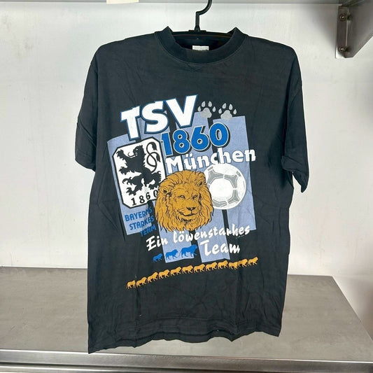 Vintage 90s TSV 1860 Munchen German Soccer Team Double Sided T-shirt