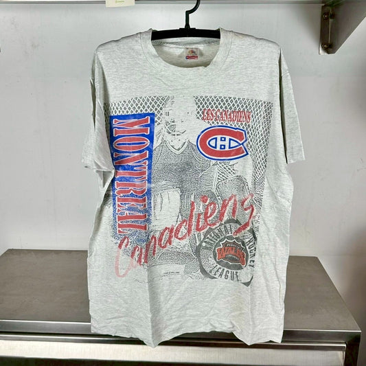 Vintage 1990 Montreal Canadiens Hockey NHL T-shirt