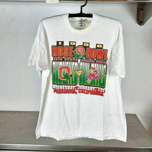 Vintage 1996 NCAA Rose Bowl Ohio State Buckeyes VS Arizona State Sun Devils T-shirt