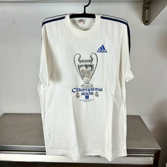 Vintage Adidas 2002 Real Madrid Champions League Champions Soccer T-shirt