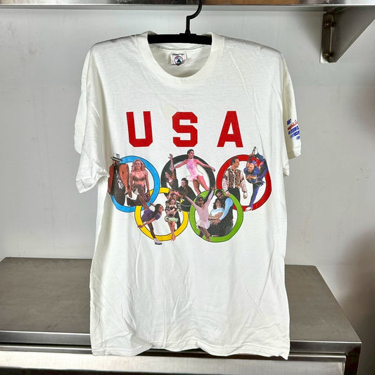 Vintage 1997 USA Olympics Tour of World Figure Skating Champions T-shirt
