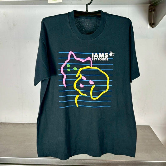 Vintage 90s I Ams Pet Foods Artwork Promo T-shirt