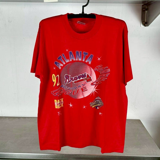 Vintage 1992 Atlanta Braves National League Champs MLB T-shirt