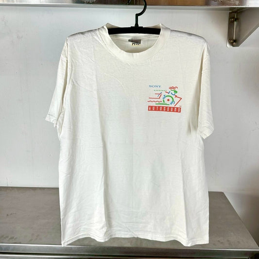 Vintage 90s Sony Autosound Audio Artwork Promo T-shirt