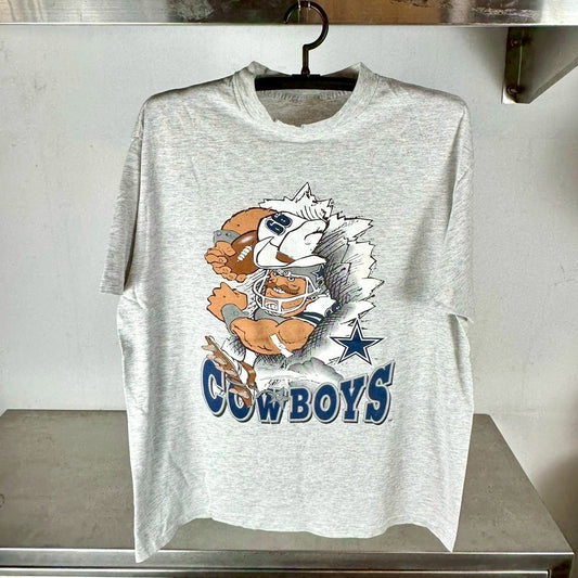 Vintage 90s Dallas Cowboys Breakthrough NFL Double Sided T-shirt
