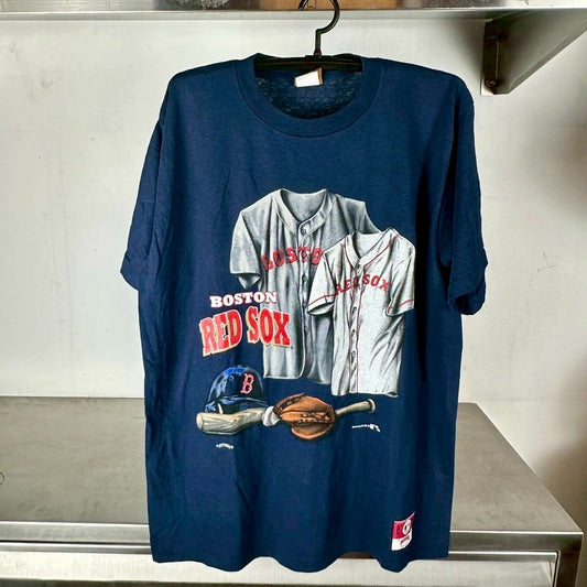 Vintage 90s Boston Red Sox Baseball Nutmeg MLB T-shirt