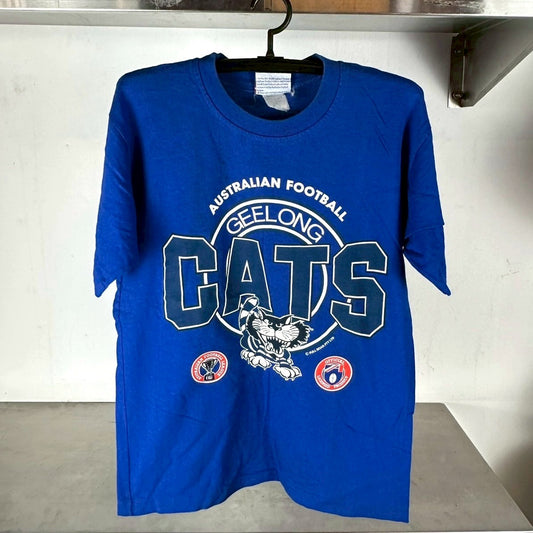 Vintage 90s Geelong Cats Australian Football AFL T-shirt